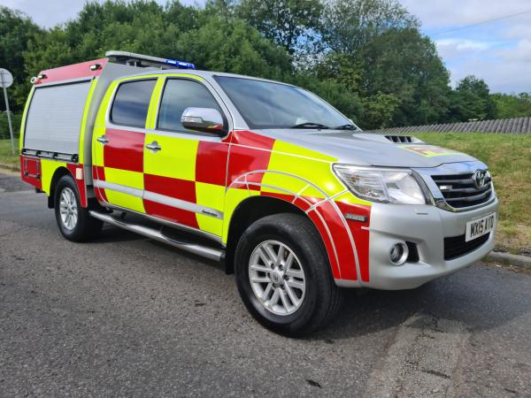 Toyota Hilux Crew Cab Fire Engine - Evems Limited - Good quality fire engines for sale